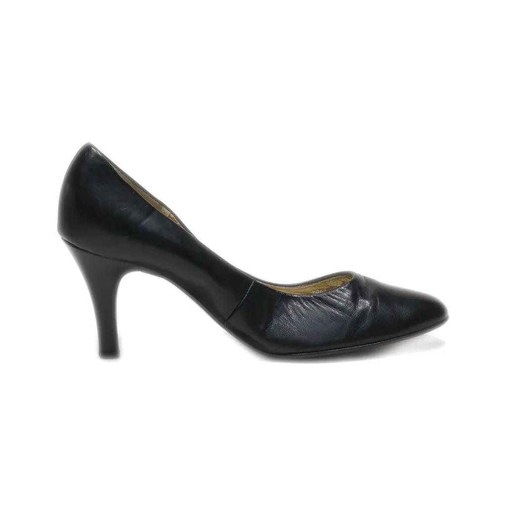 Gabor High-Heel Shoes Leather Black Colour For Women