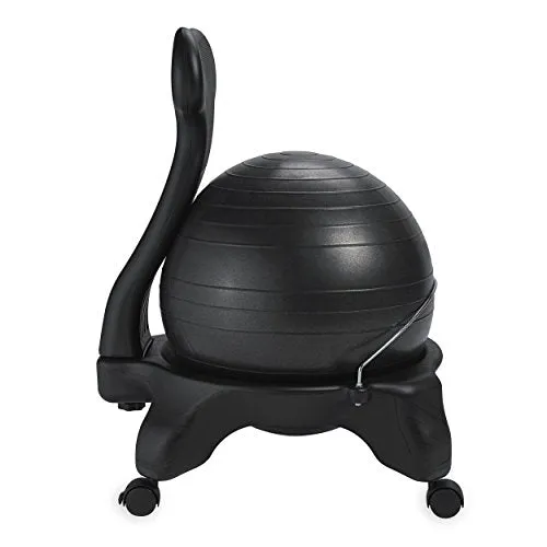 Gaiam Classic Chair Ball - Extra 52cm Balance Ball, Charcoal