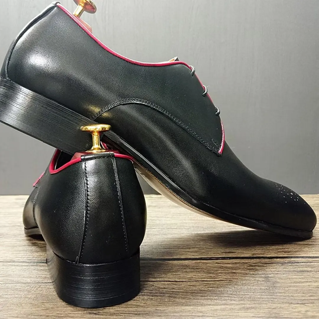 GentLuxe Genuine Leather Pointed Dress Shoes