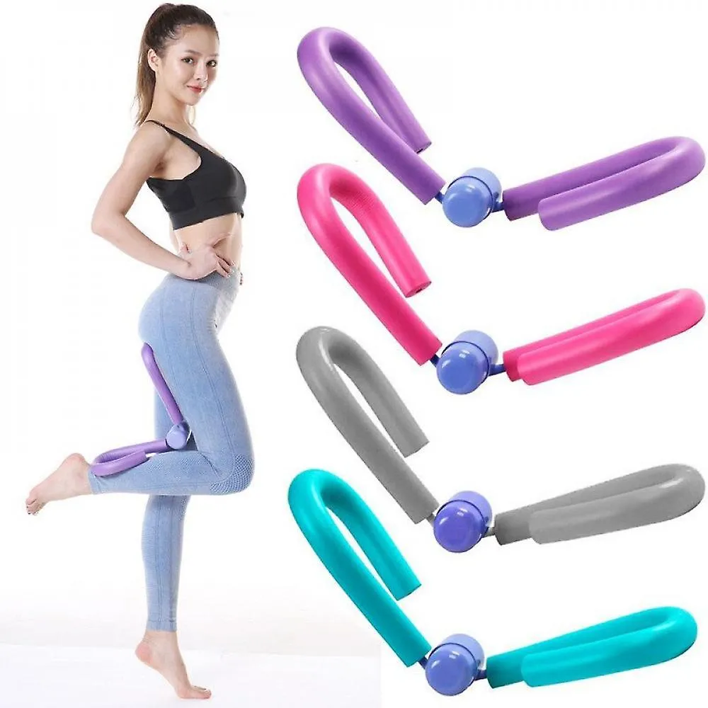 gray Pvc Leg Thigh Exercisers Gym Sports Thigh Master Leg Muscle Arm Chest Waist Exerciser Workout Machine Gym Home Fitness Equipment