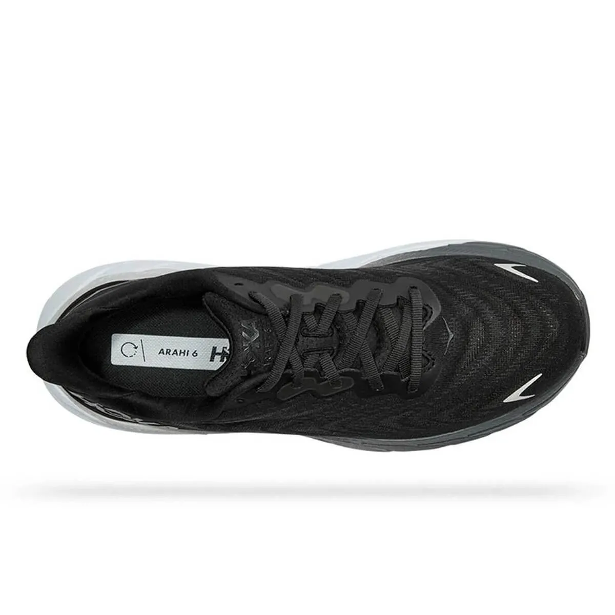 Hoka Arahi 6 Wide Mens | Black / White