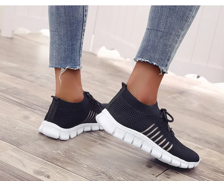 Kim - Orthopedic Woven Knit Shoes