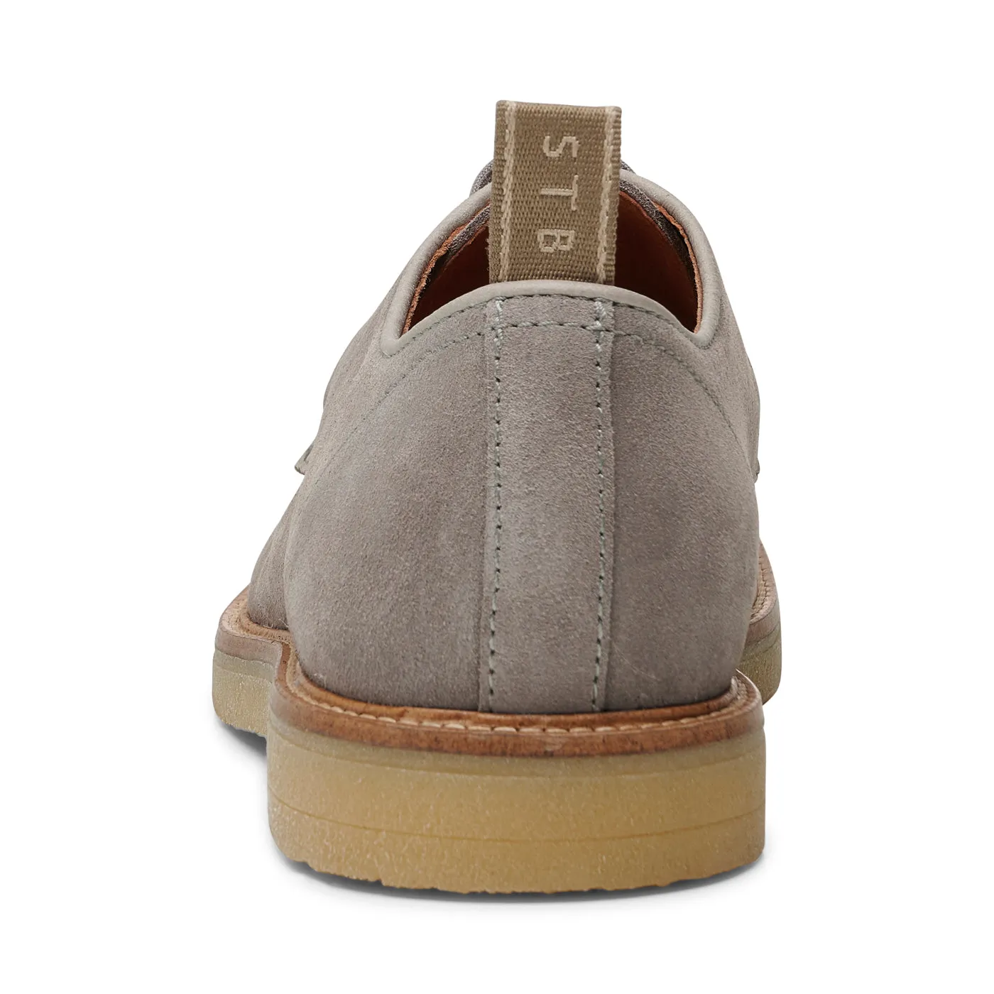 Kip derby water repellent suede - TAUPE