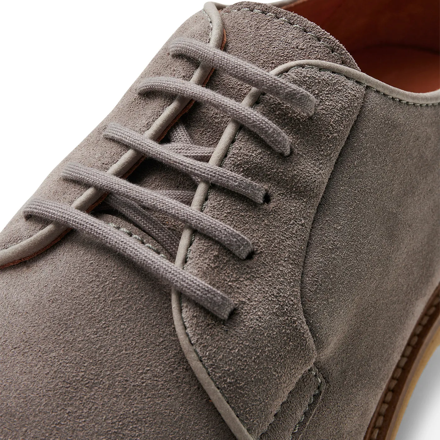 Kip derby water repellent suede - TAUPE