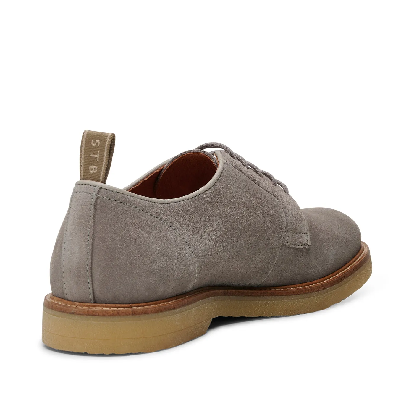 Kip derby water repellent suede - TAUPE