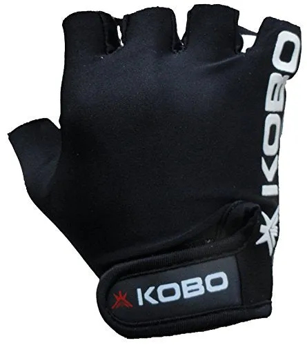 Kobo Power Grip WTG-05 Gym Gloves Black/Grey (Large)