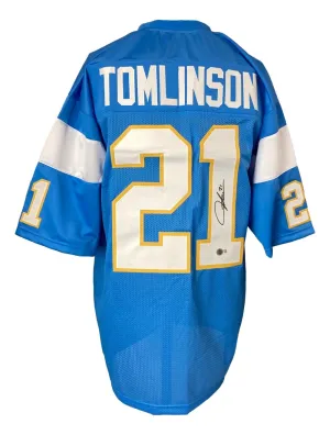 LaDainian Tomlinson San Diego Signed Powder Blue Football Jersey BAS