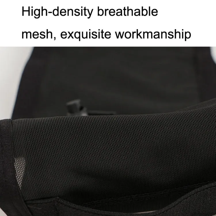 Large Capacity Elastic Mesh Close-fitting Mobile Phone Bag Cycling Mountaineering Kettle Bag, Size: XL(Black Orange)