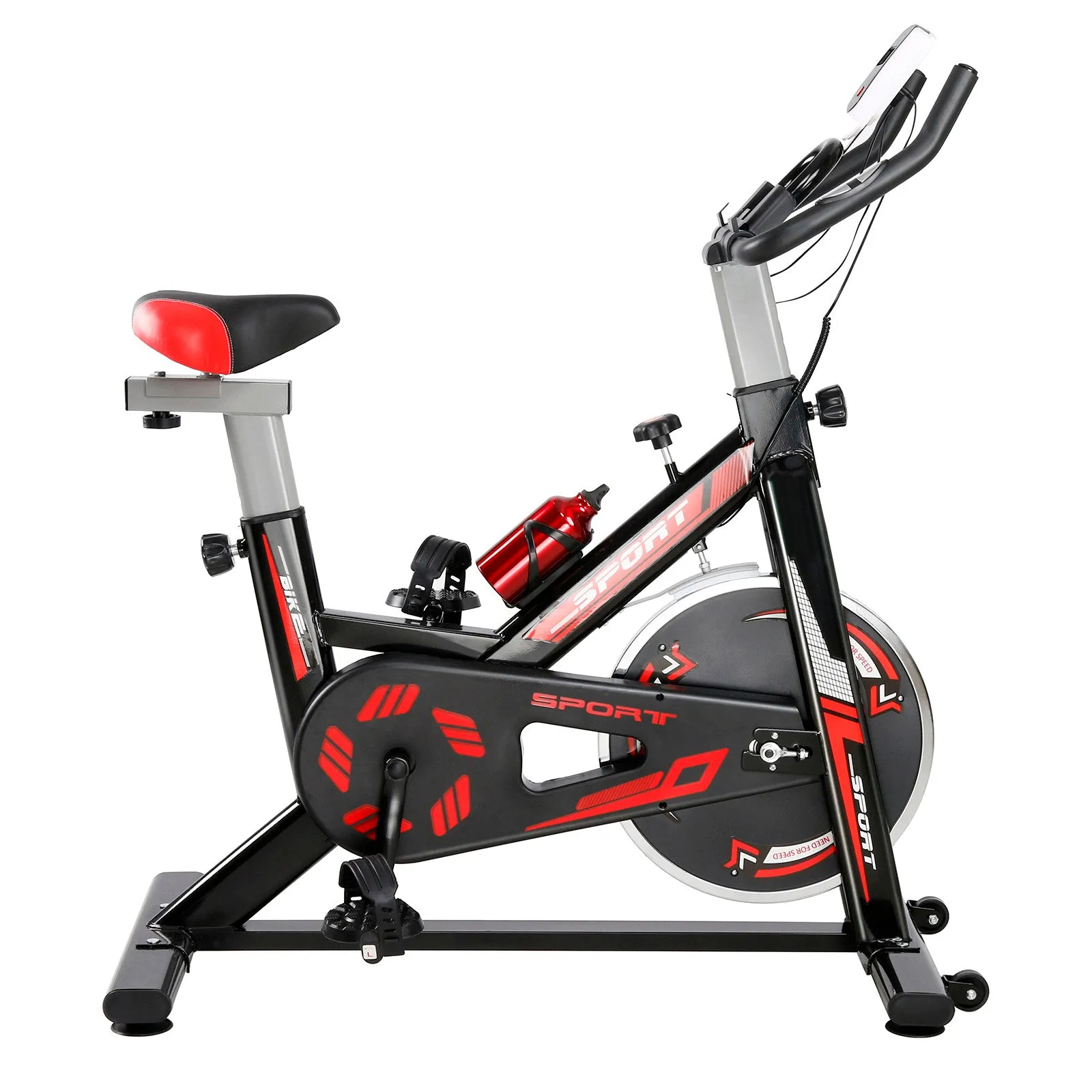 Lndoor Cycling Professional Fitness Cycling Exercise Bike With LCD Monitor