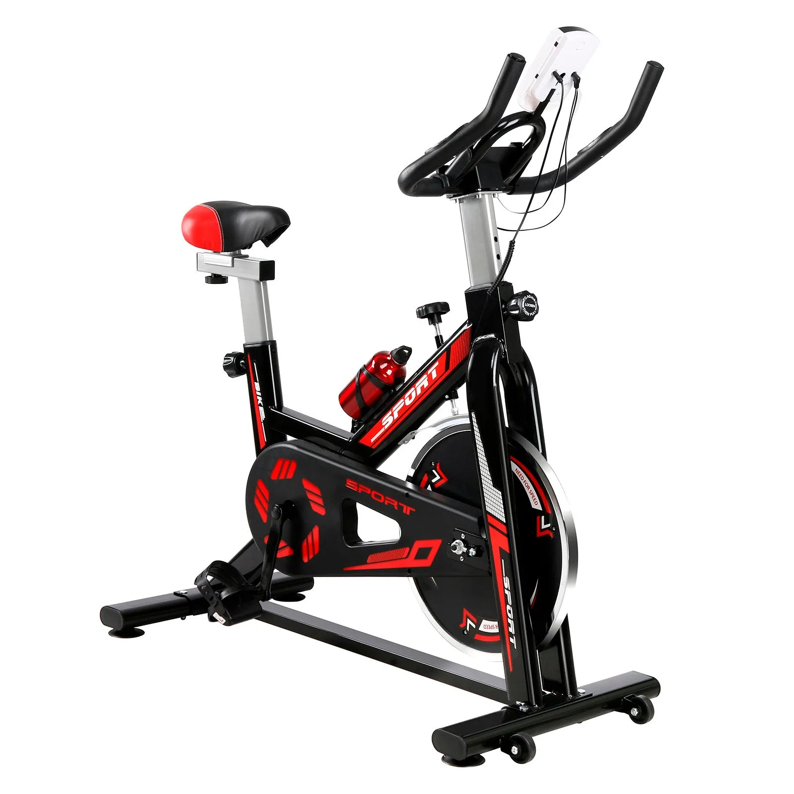 Lndoor Cycling Professional Fitness Cycling Exercise Bike With LCD Monitor