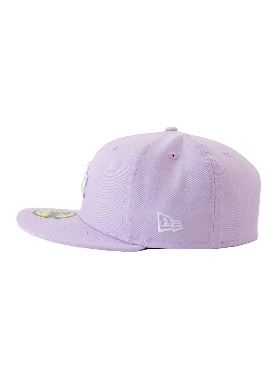 Los Dodgers Light Purple 5950 Fitted Cap - Color Pack Edition