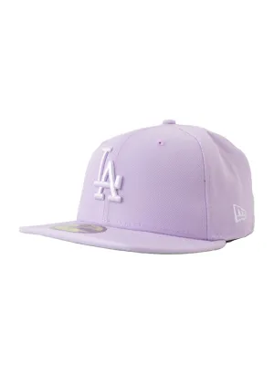 Los Dodgers Light Purple 5950 Fitted Cap - Color Pack Edition