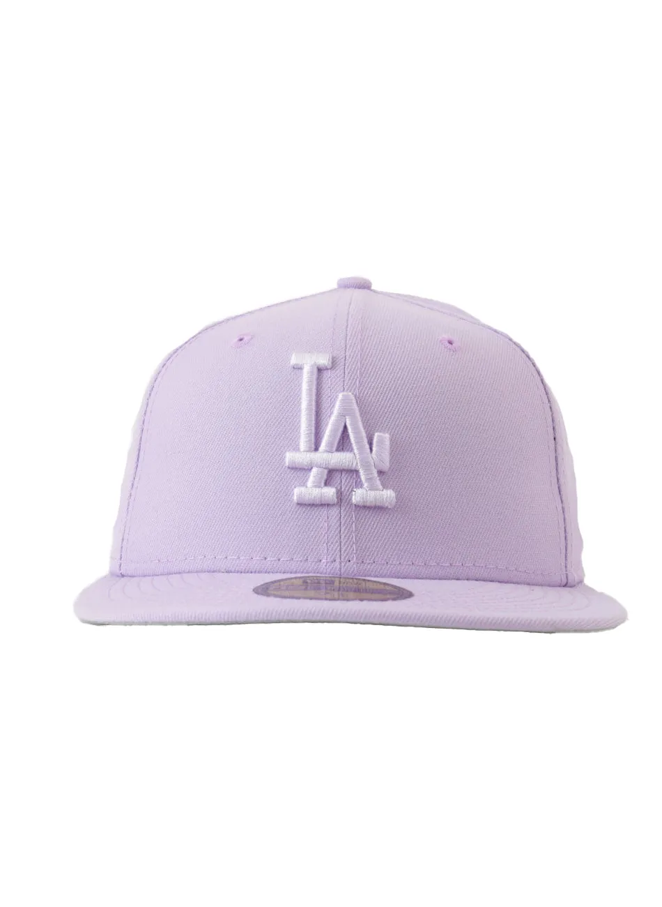 Los Dodgers Light Purple 5950 Fitted Cap - Color Pack Edition