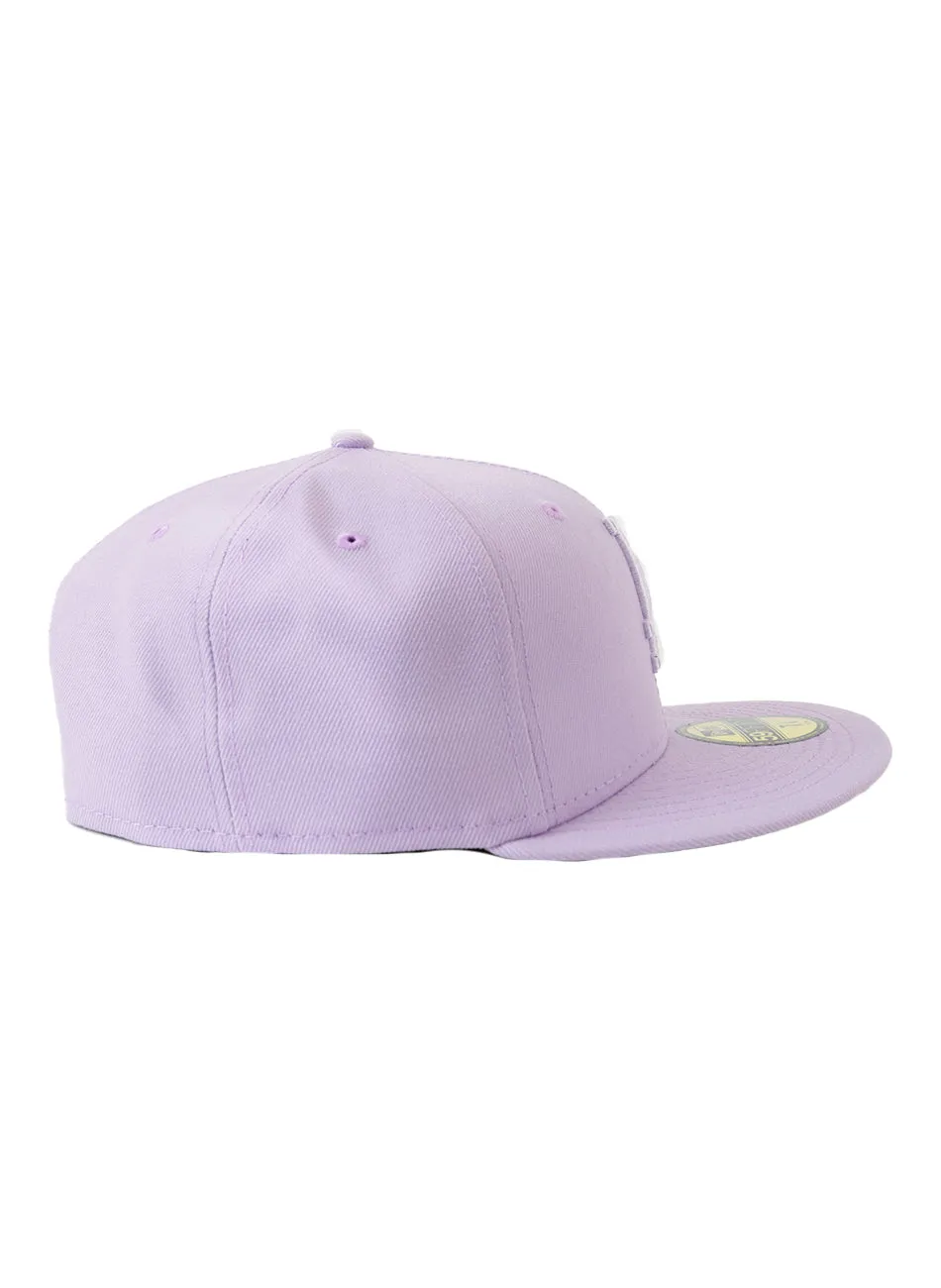 Los Dodgers Light Purple 5950 Fitted Cap - Color Pack Edition