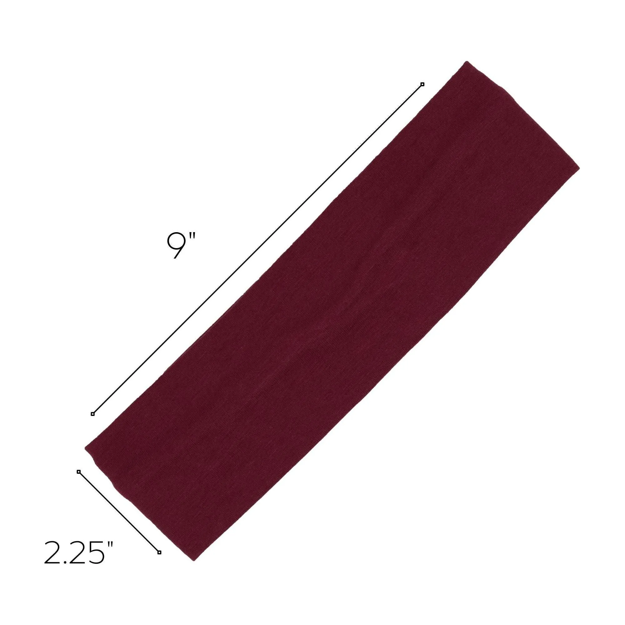 Maroon Cotton Headband