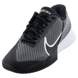 Men's Air Zoom Vapor Pro 2 Tennis Shoes Black and White