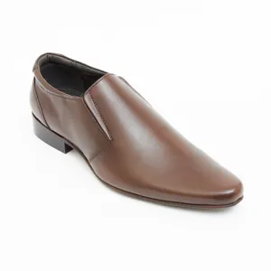 Mens Leather Casual Formal Shoes 50541_Brown