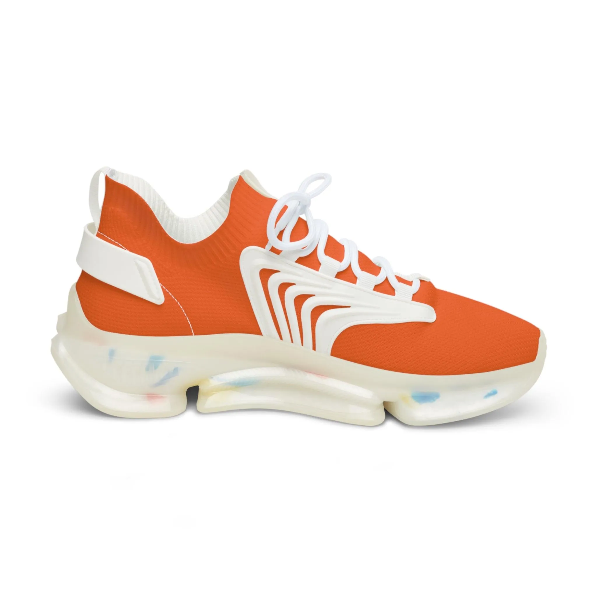 Men's Mesh Sneakers - Orange