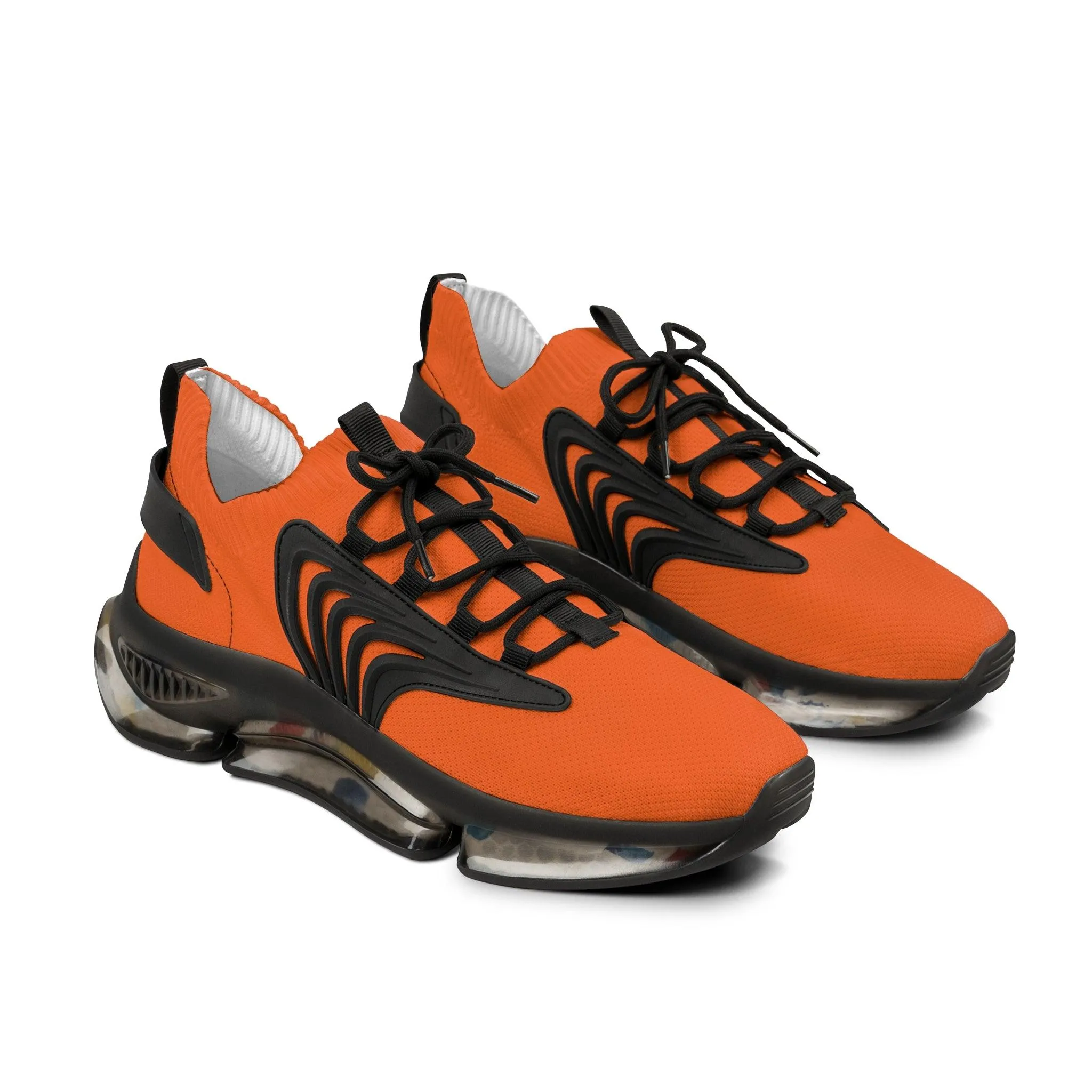 Men's Mesh Sneakers - Orange