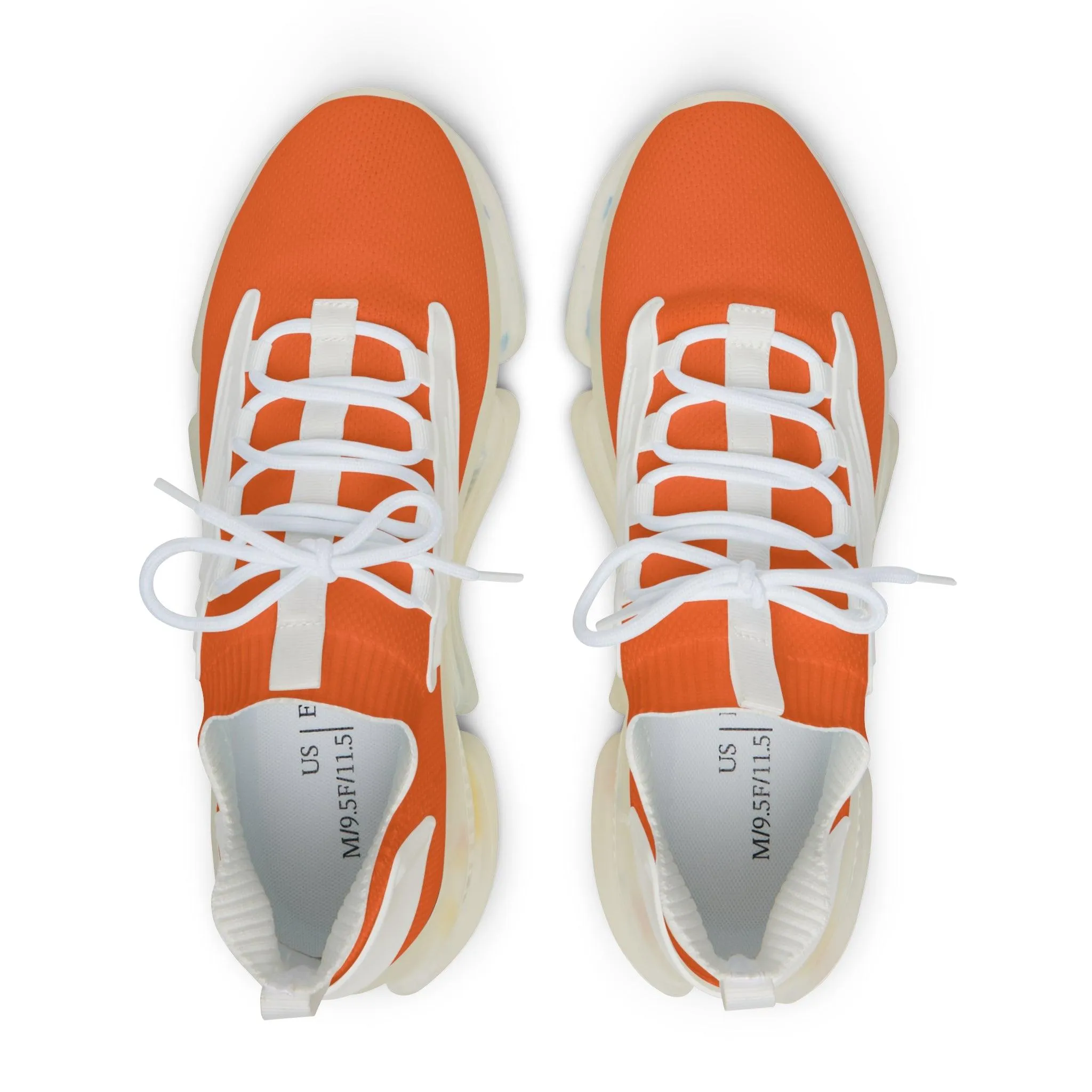 Men's Mesh Sneakers - Orange