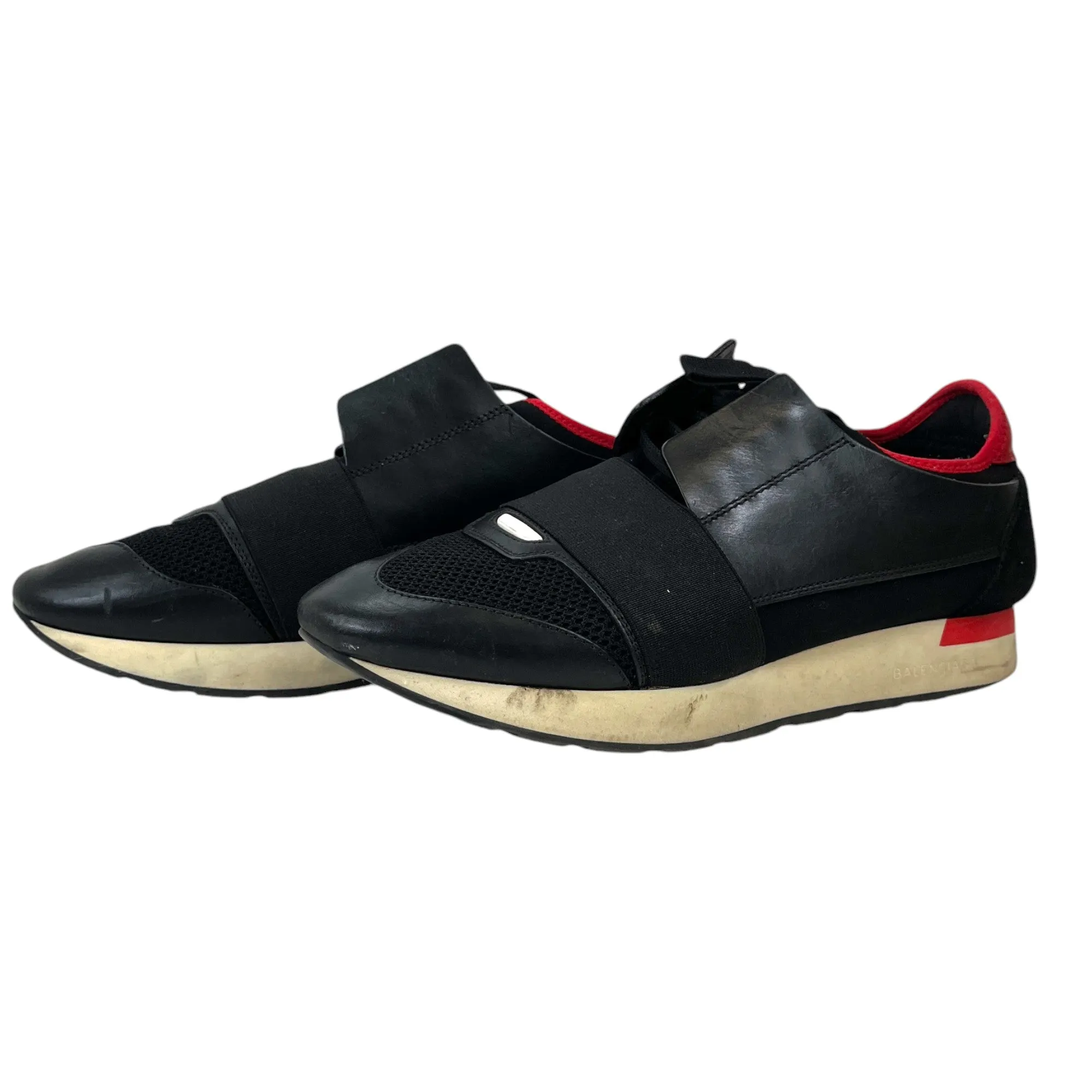 Men's Runners Low Trainers Black Size EU 41.5 / UK 7.5