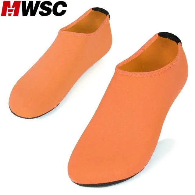 MWSC 2017 Summer New Chaussure Femme Women Water Shoes Slides Aqua Slippers for Beach Slip On Waterpark Sandals Sandalias Mujer