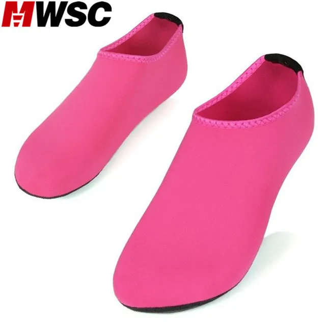 MWSC 2017 Summer New Chaussure Femme Women Water Shoes Slides Aqua Slippers for Beach Slip On Waterpark Sandals Sandalias Mujer