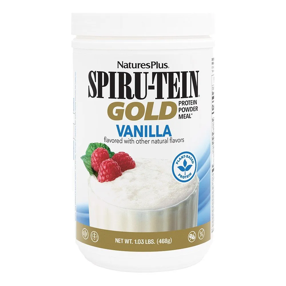 Nature's Plus Spiru-Tein (Spirutein) GOLD-Vanilla 1.03 lbs Powder