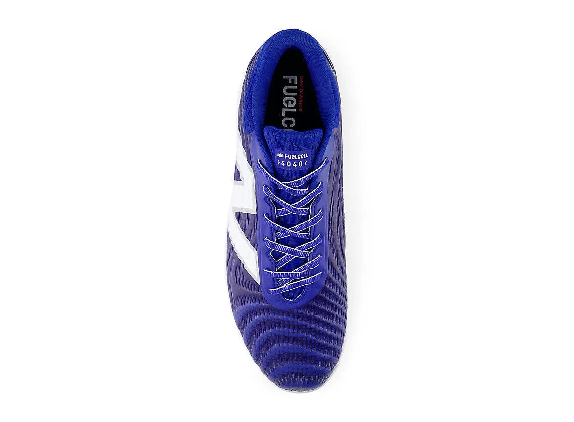 New Balance Men's FuelCell 4040 V7 Metal Baseball Cleats - Team Royal / White - L4040TB7