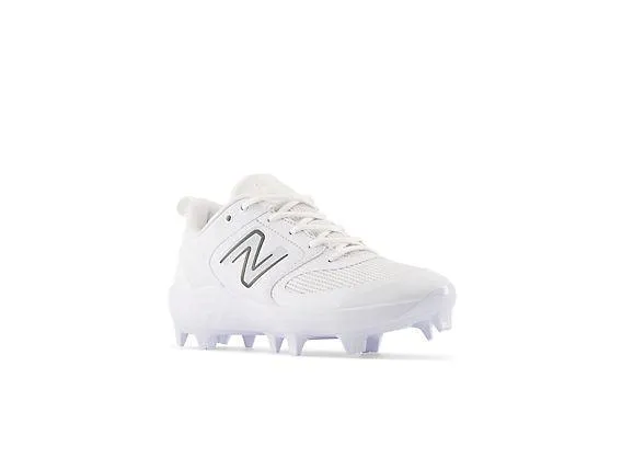 New Balance Women's Fresh Foam Velo V3 Molded Softball Cleats - White - SPVELOW3