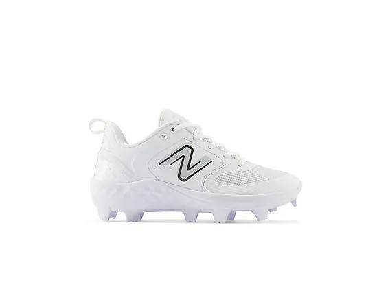 New Balance Women's Fresh Foam Velo V3 Molded Softball Cleats - White - SPVELOW3