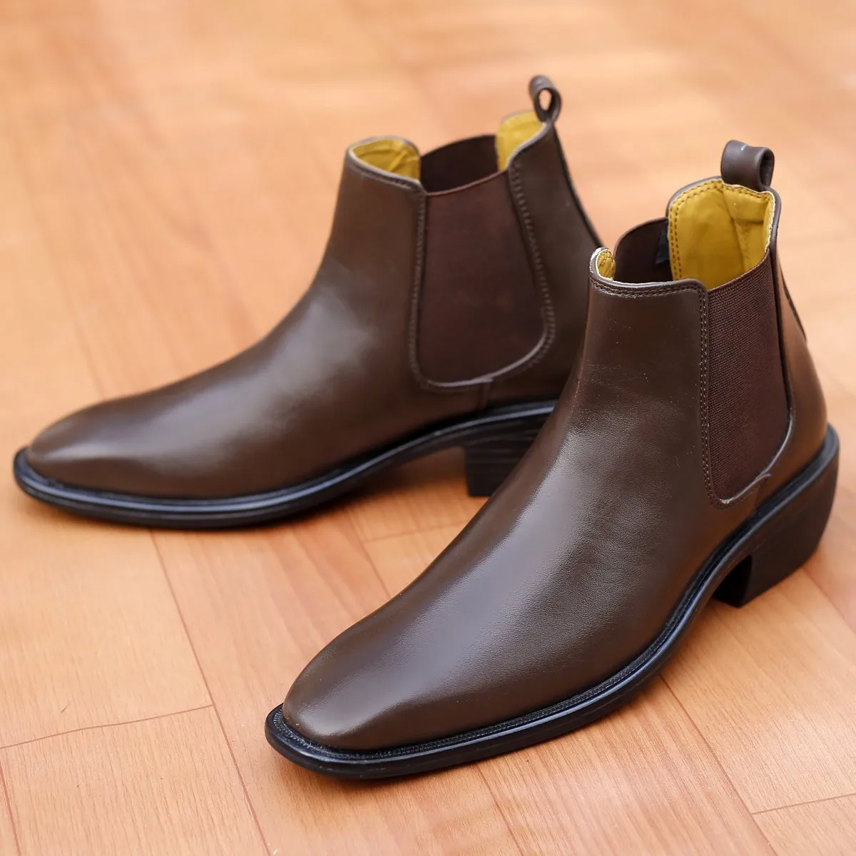 New Stylish Men's 3 Inch Hidden Height Increasing Trendiest Boots