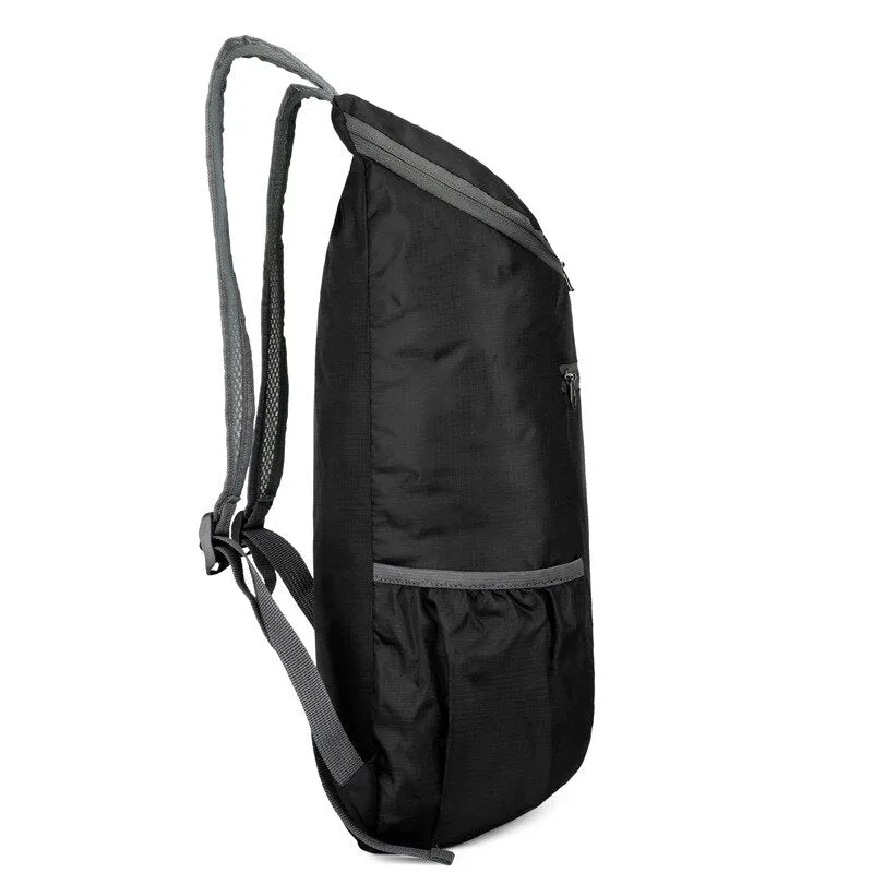 New waterproof backpack portable foldable bag large capacity for men and women