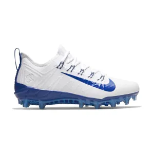 Nike Alpha Huarache 7 Pro White/Royal Blue Lacrosse Cleats