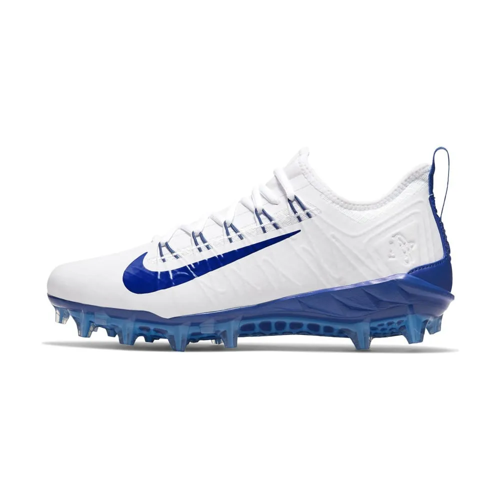 Nike Alpha Huarache 7 Pro White/Royal Blue Lacrosse Cleats