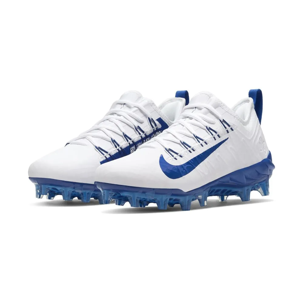 Nike Alpha Huarache 7 Pro White/Royal Blue Lacrosse Cleats