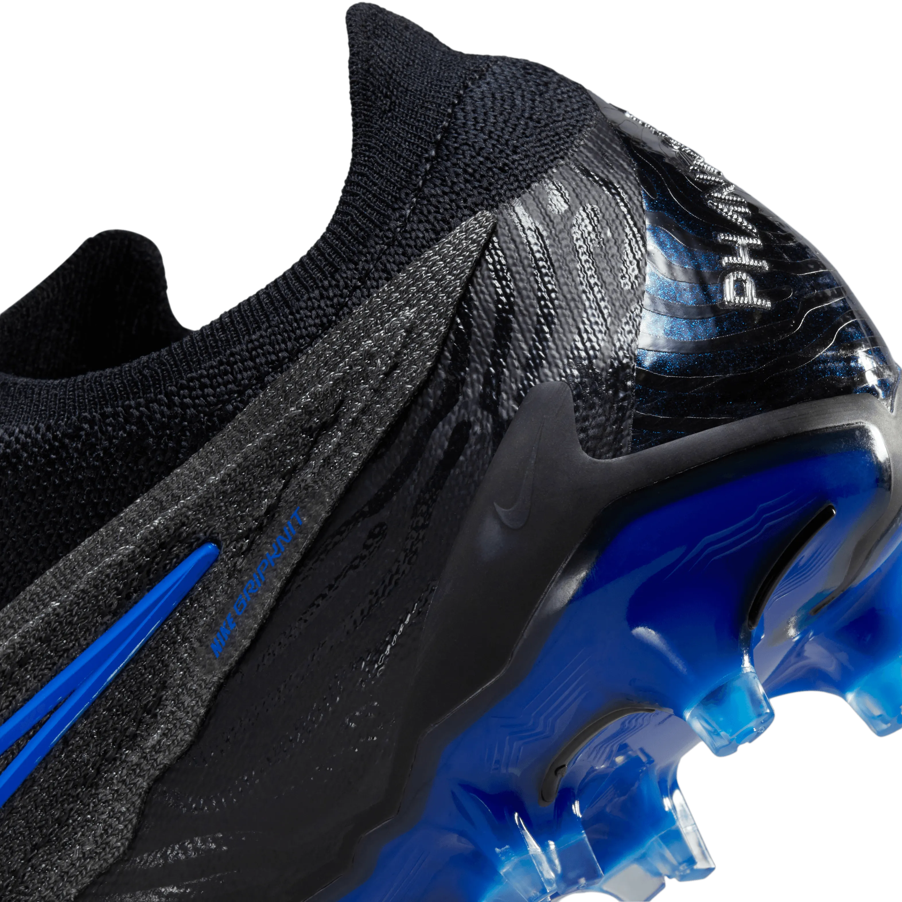 Nike Gripknit Phantom GX Elite FG-Black/Chrome-Hyper Royal