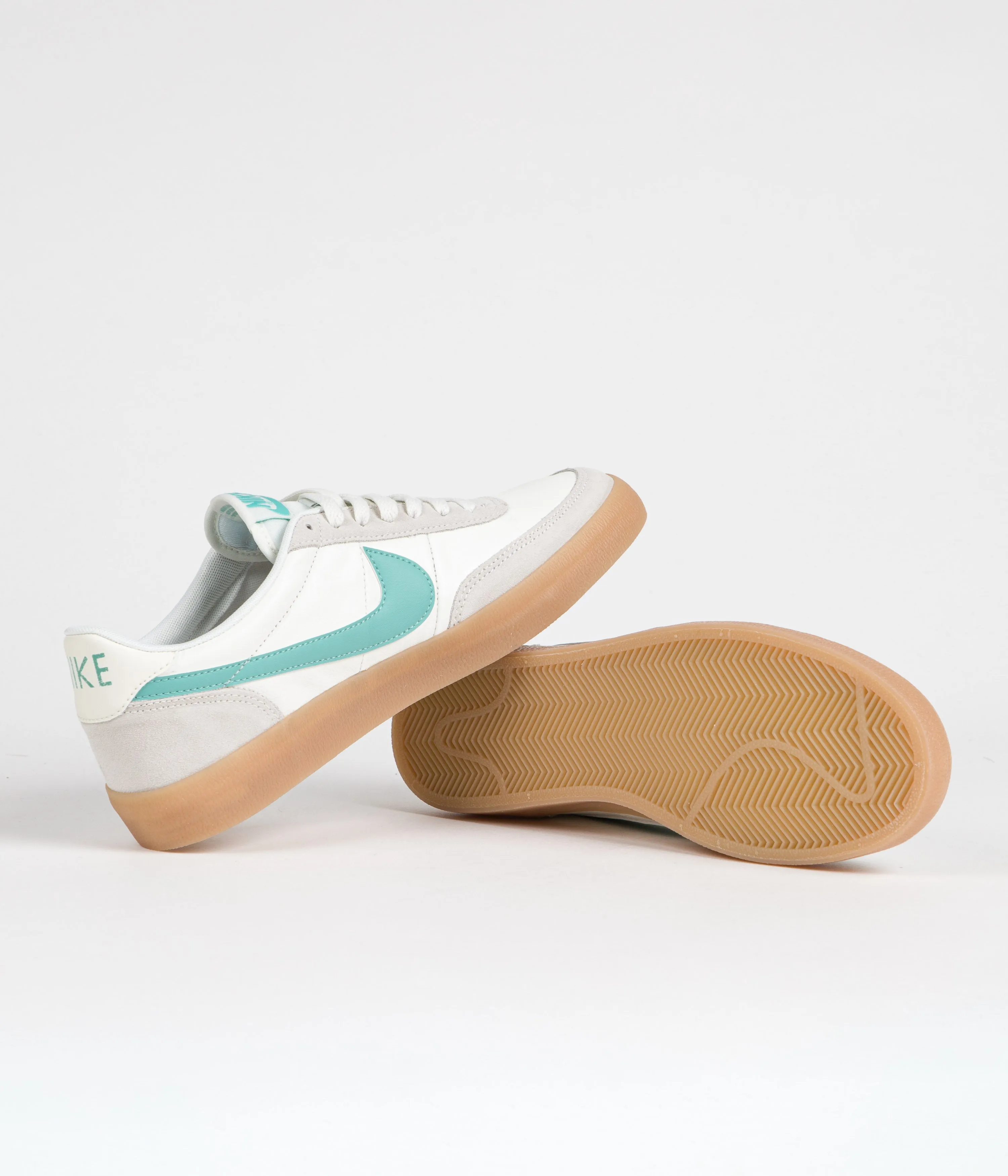 Nike Killshot 2 Leather Shoes - Sail / Island Green - Gum Yellow