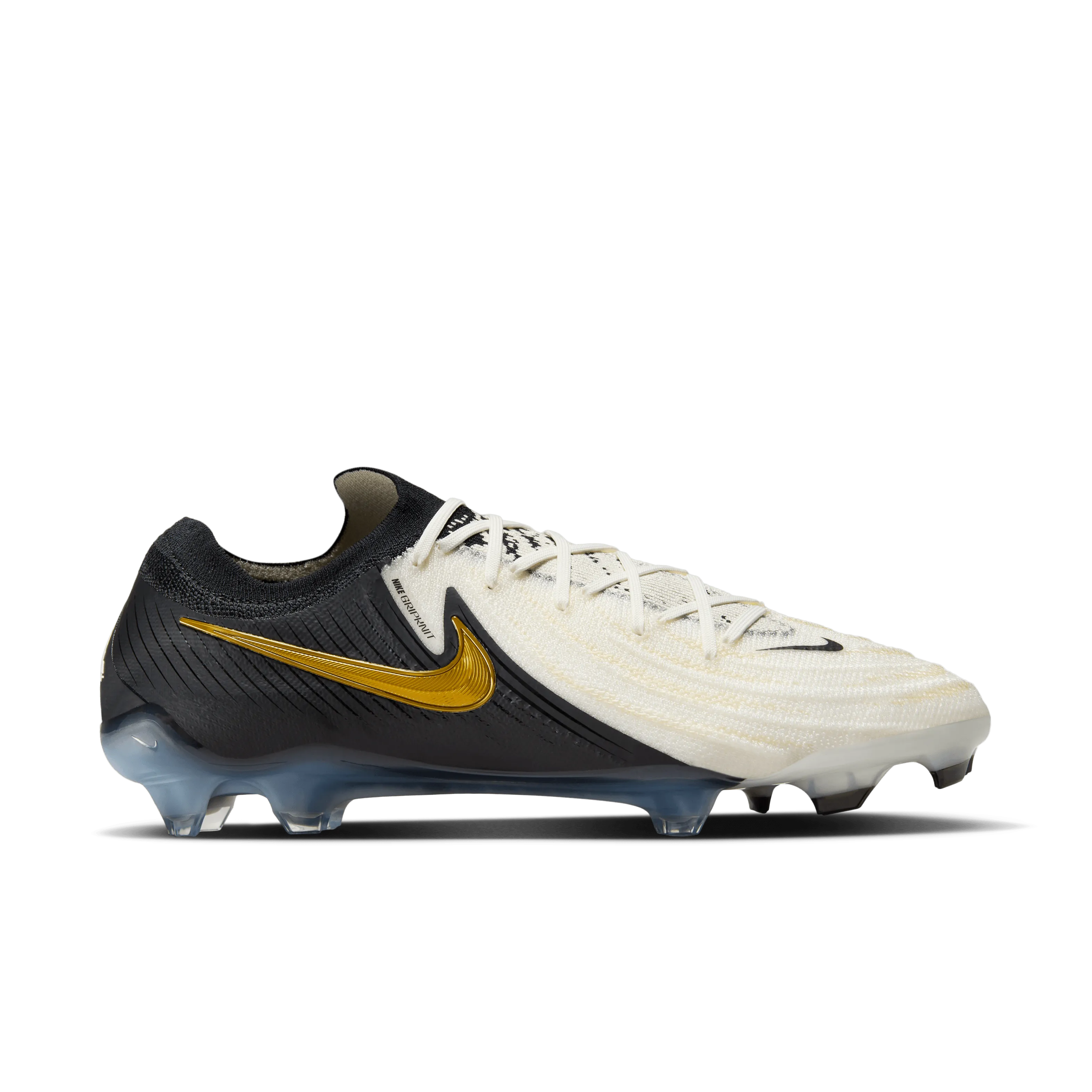 Nike Phantom GX 2 Elite FG-White/Black/Mtlc Gold Coin