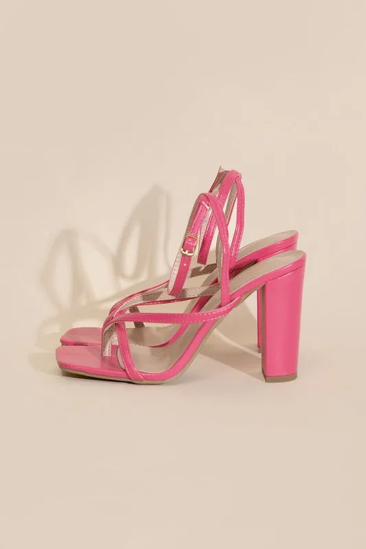 NILE-5 Thong Strappy Heels