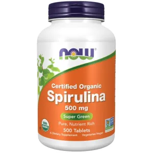 Now Foods Spirulina 500mg 500 Tablets