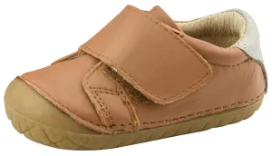 Old Soles Boy's Strap Pave First Walker Sneaker Tennis Shoes, Tan/Gris