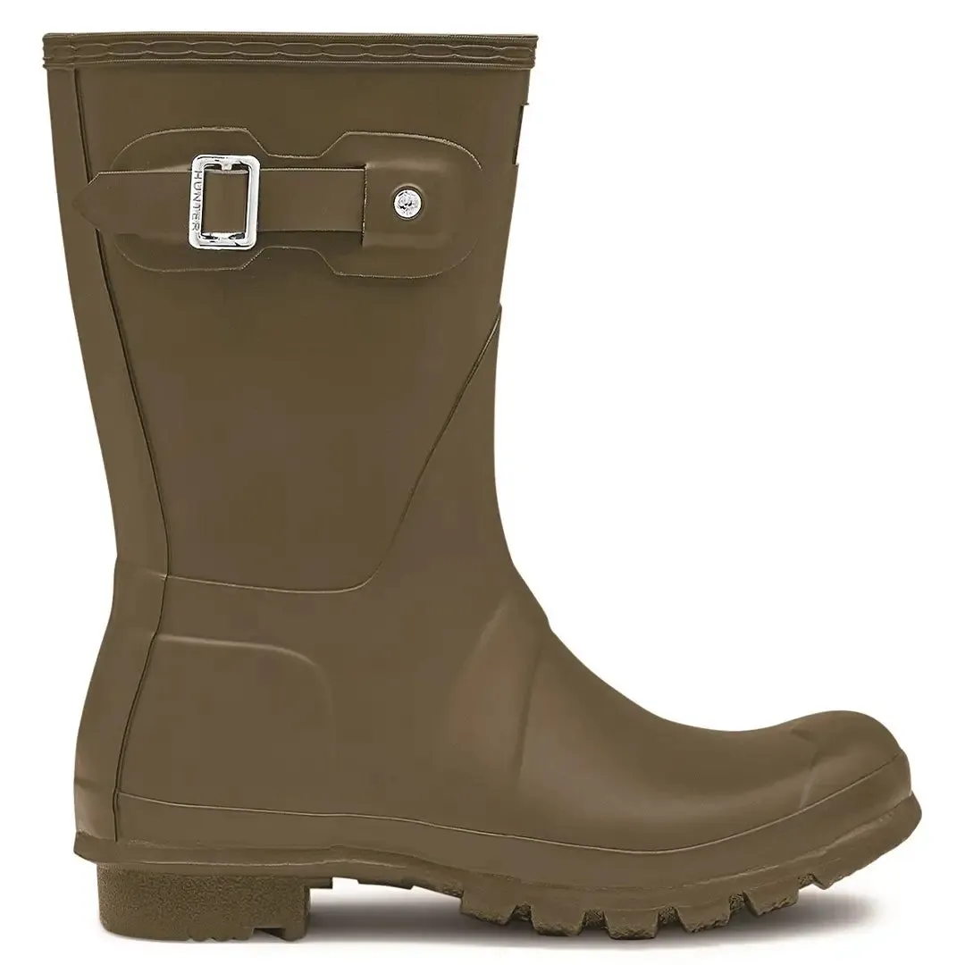 Original Short Wellington Boots - Olive Leaf by Hunter