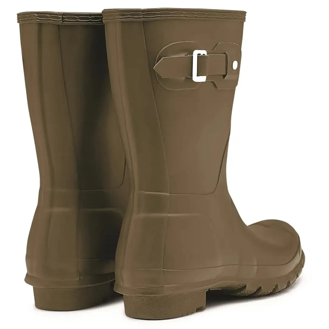 Original Short Wellington Boots - Olive Leaf by Hunter