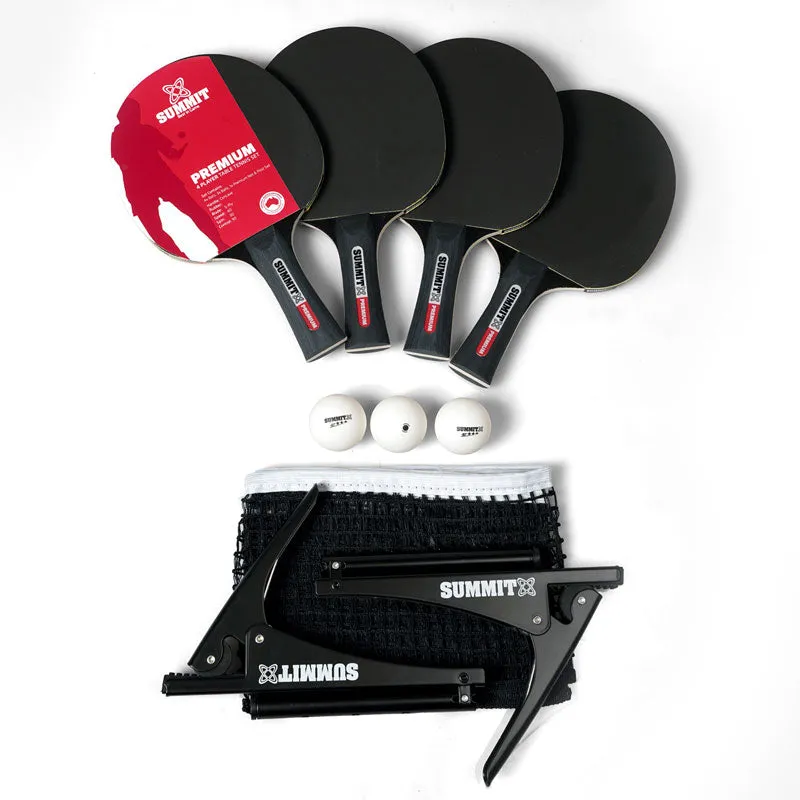 Premium 4 Player Table Tennis Set by SUMMIT