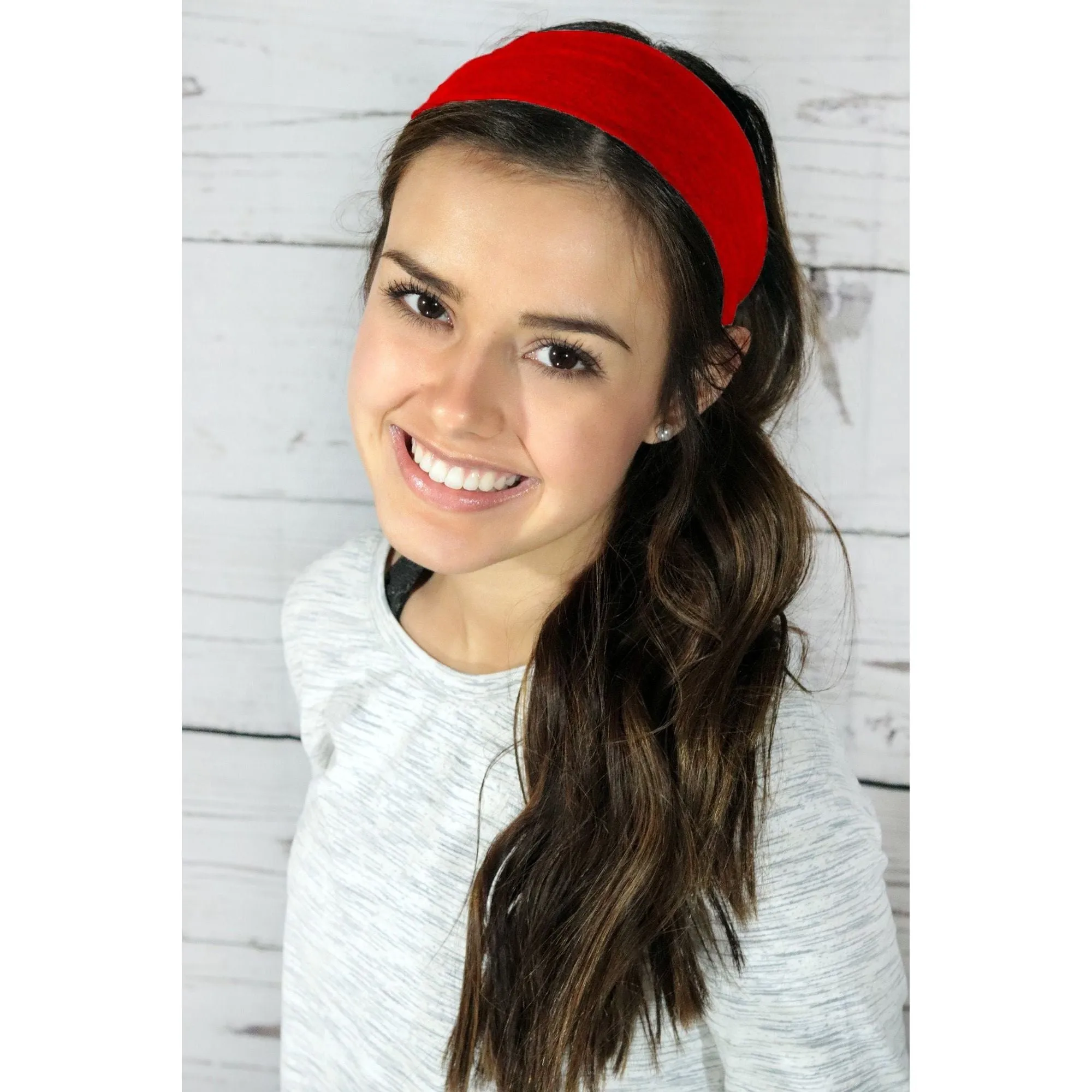 Red Cotton Headband