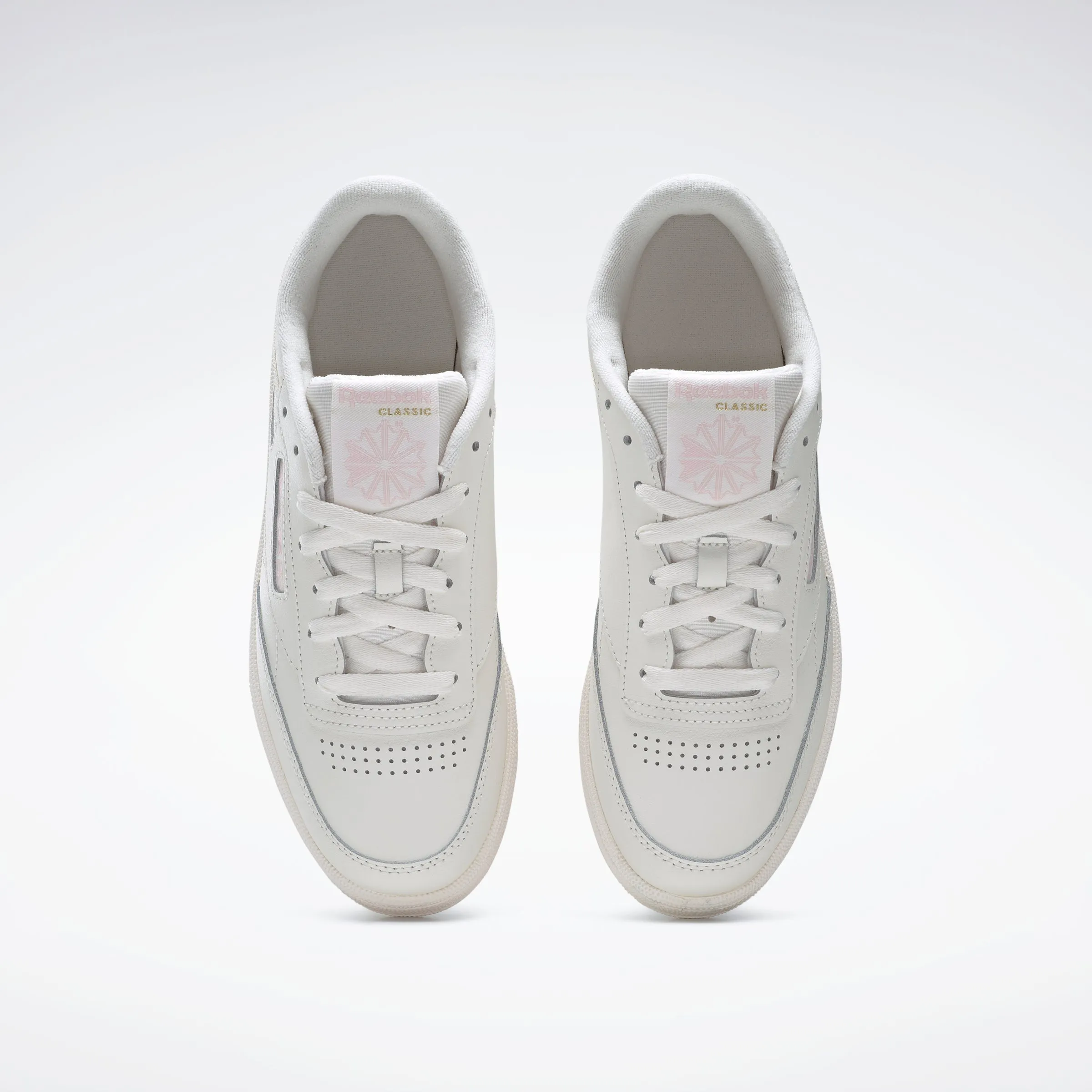 Reebok Footwear Women Club C 85 Shoes Chalk/Chalk/Porpnk