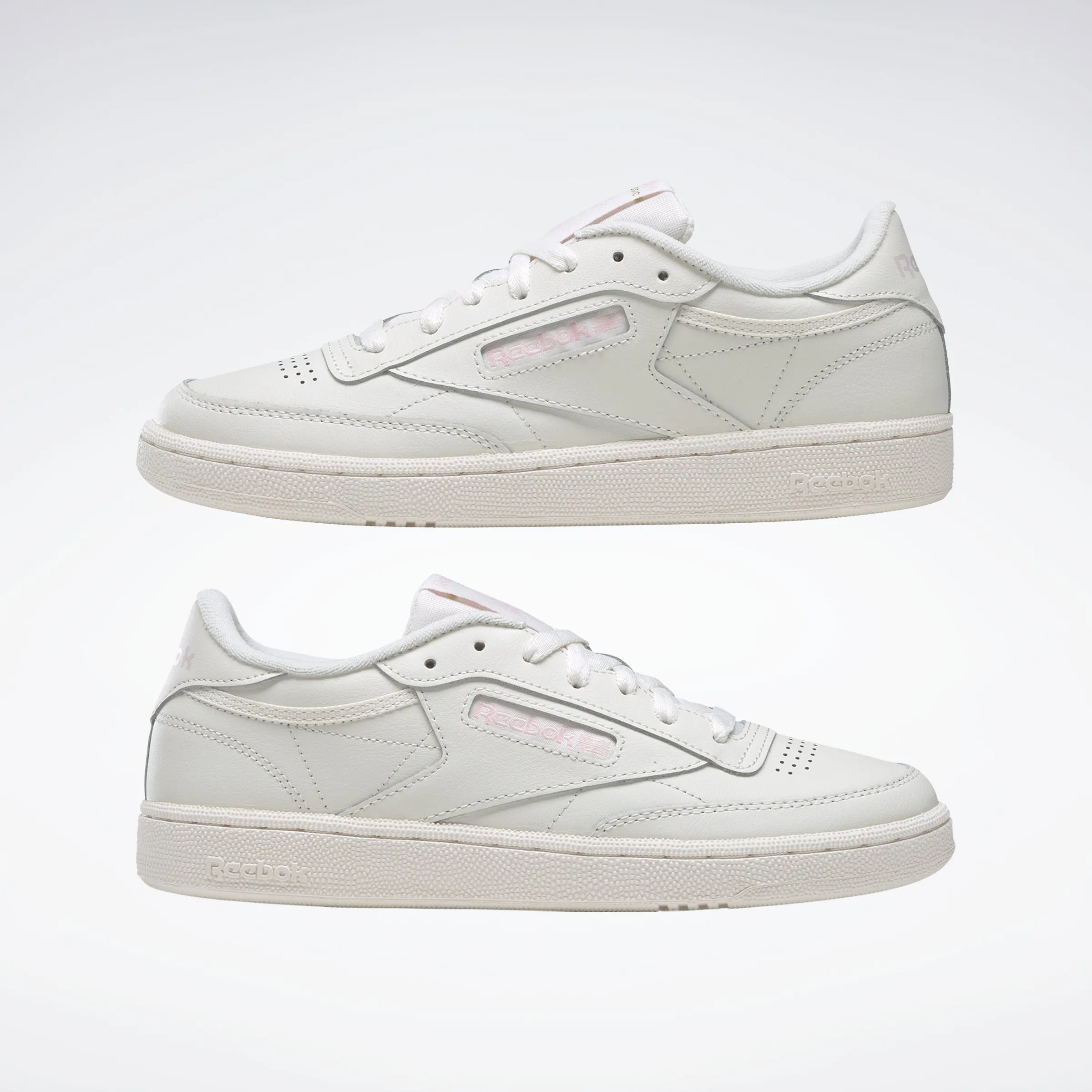 Reebok Footwear Women Club C 85 Shoes Chalk/Chalk/Porpnk