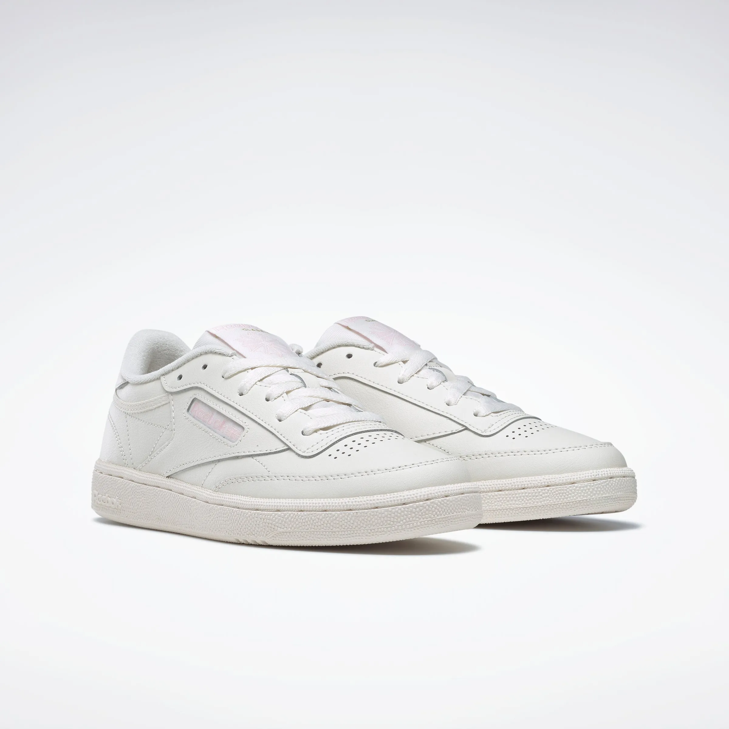 Reebok Footwear Women Club C 85 Shoes Chalk/Chalk/Porpnk