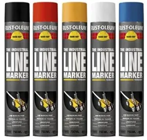 Rustoleum 750ml Industrial Linemarker Aerosols